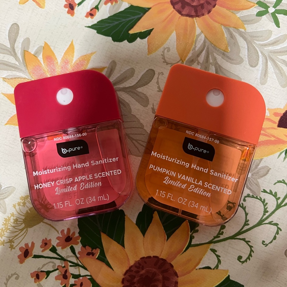 B pure spray hand sanitizer Honey Crisp & Pumpkin Vanilla